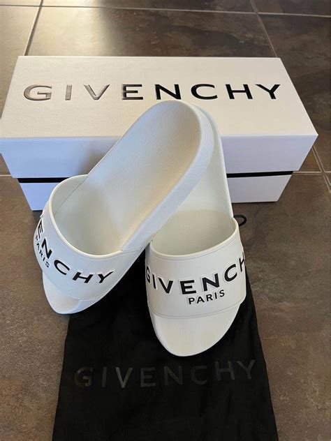 givenchy baby slides|givenchy slides white and black.